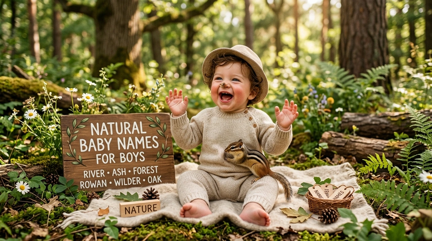 Earthy Nature Baby Names for Boys