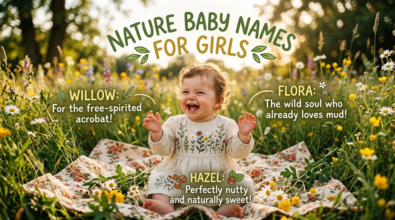 Earthy Nature Baby Names for Girls
