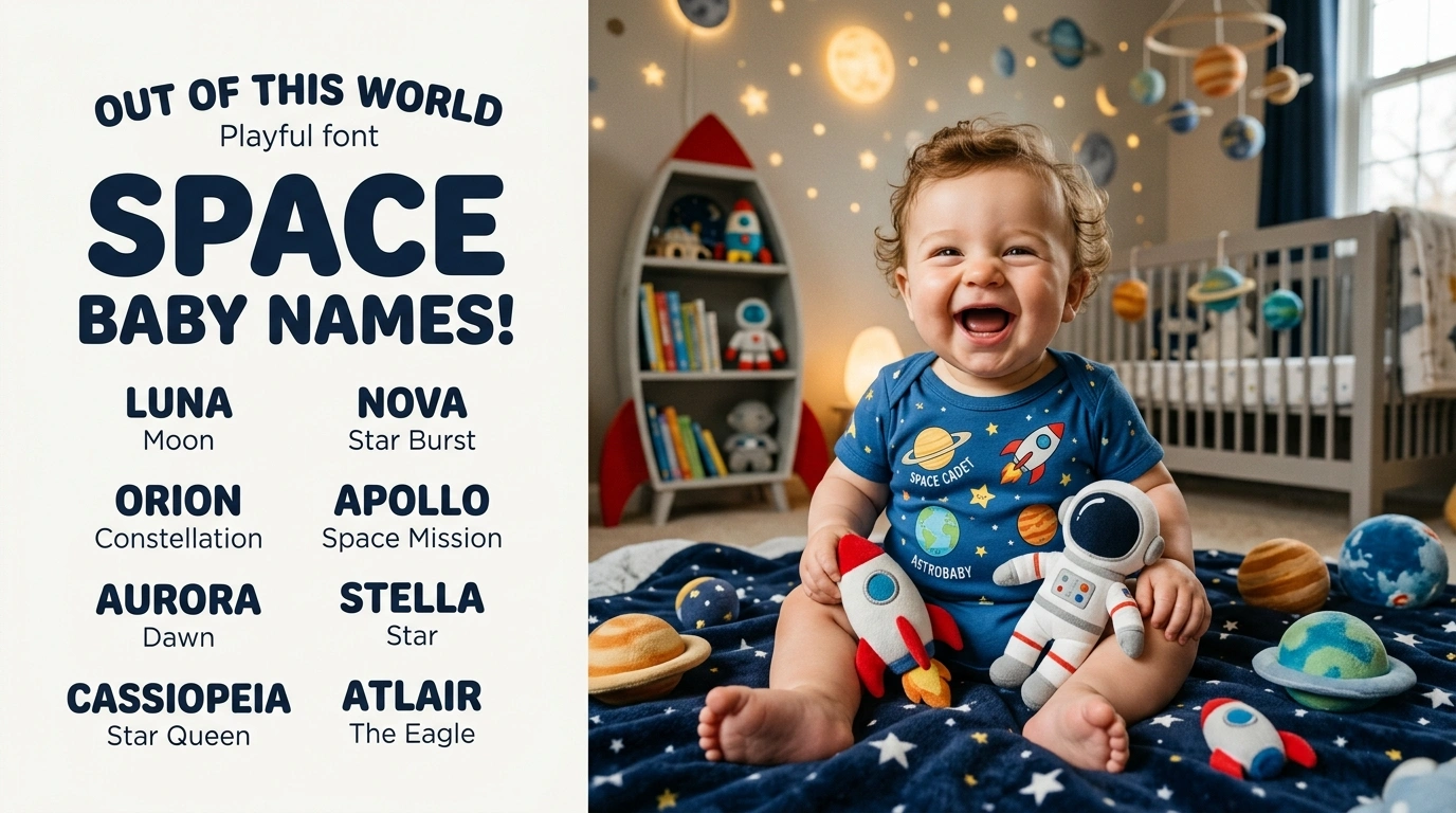 Modern Space Baby Names