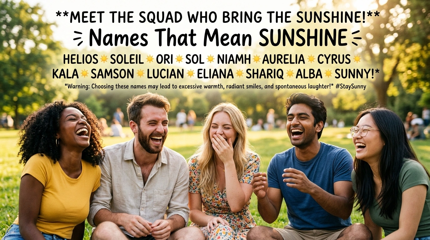 Modern Sunshine Names