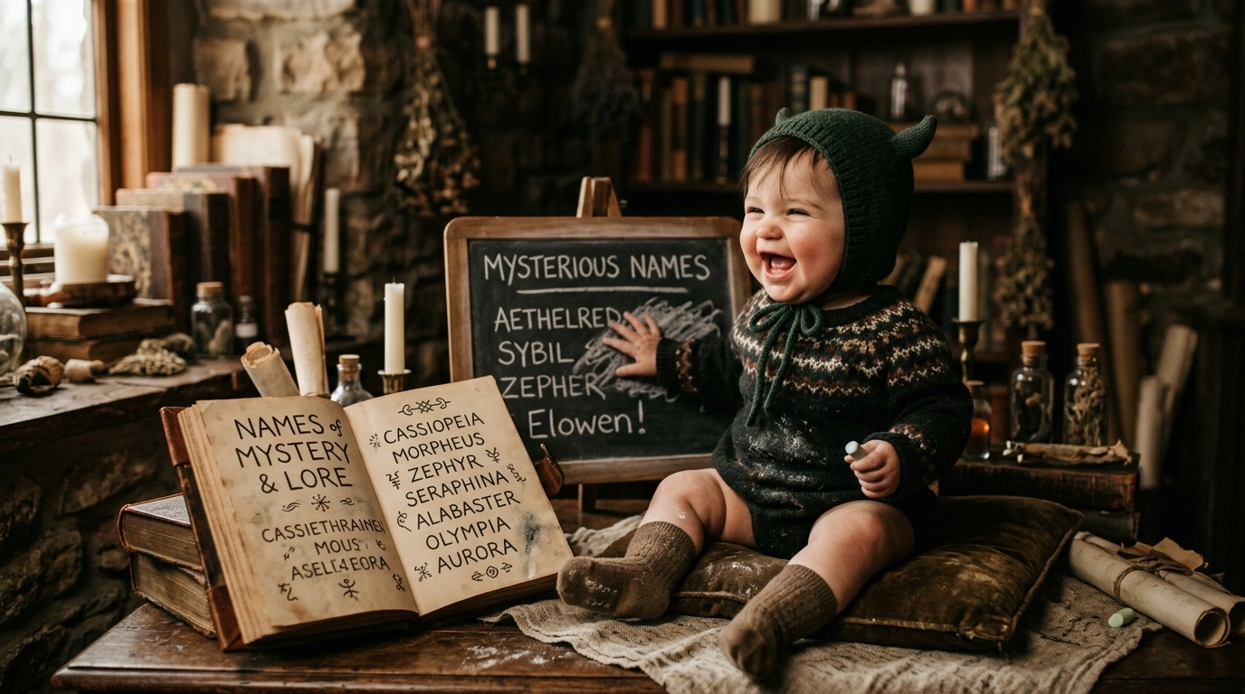 Mysterious Baby Names Aesthetic Meaning Gothic Elegance