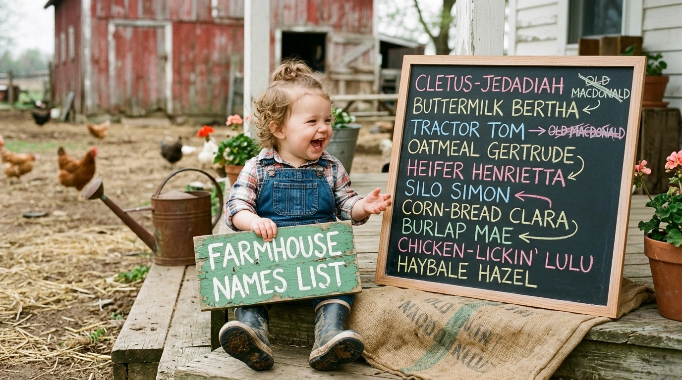 Nature-Inspired Farmhouse Style Baby Names