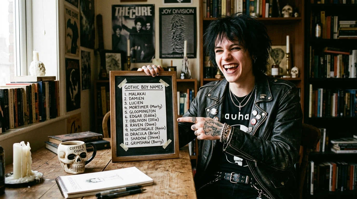Vampire & Dark Fantasy Gothic Boy Names