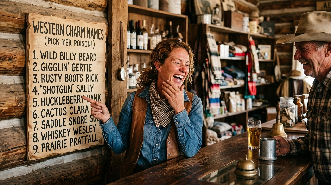 Vintage Western Charm Names