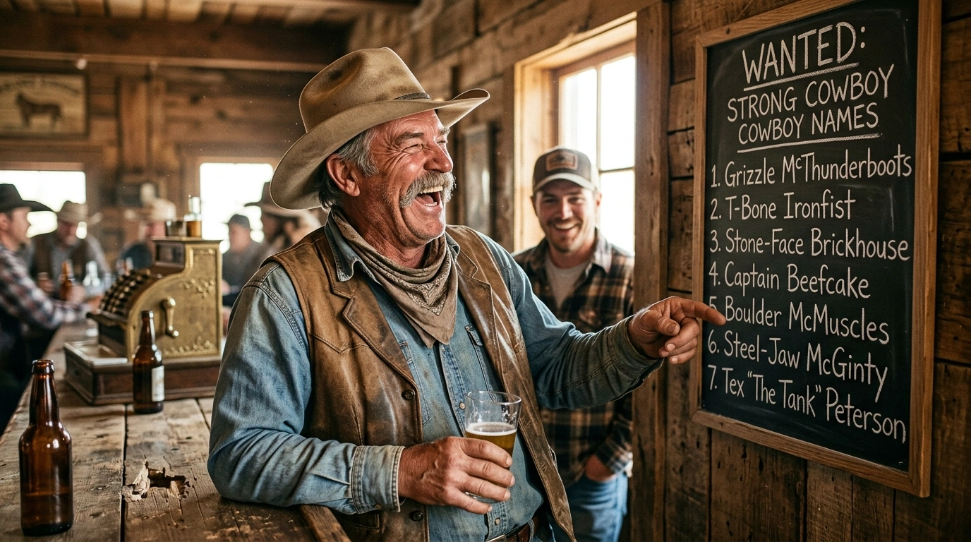 Western Cowboy Strong Names